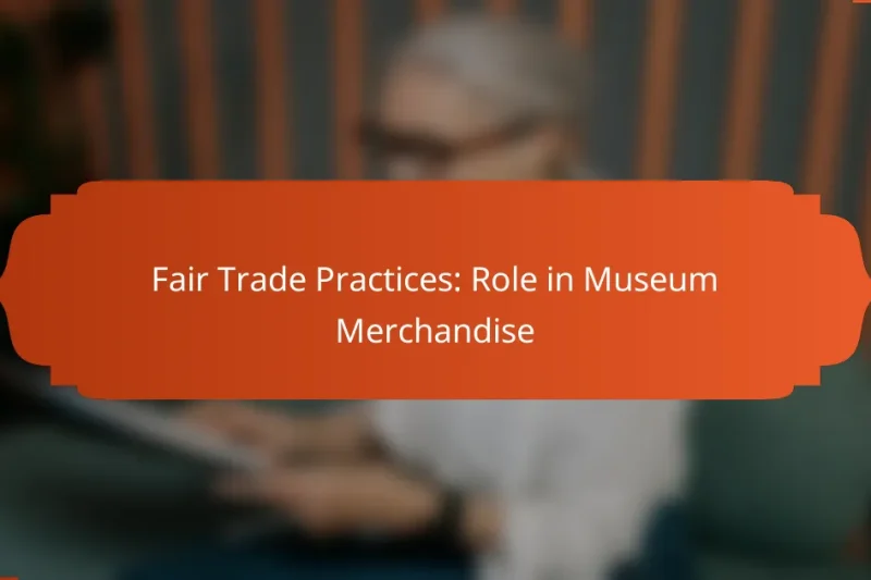 Fair Trade Practices: Role in Museum Merchandise