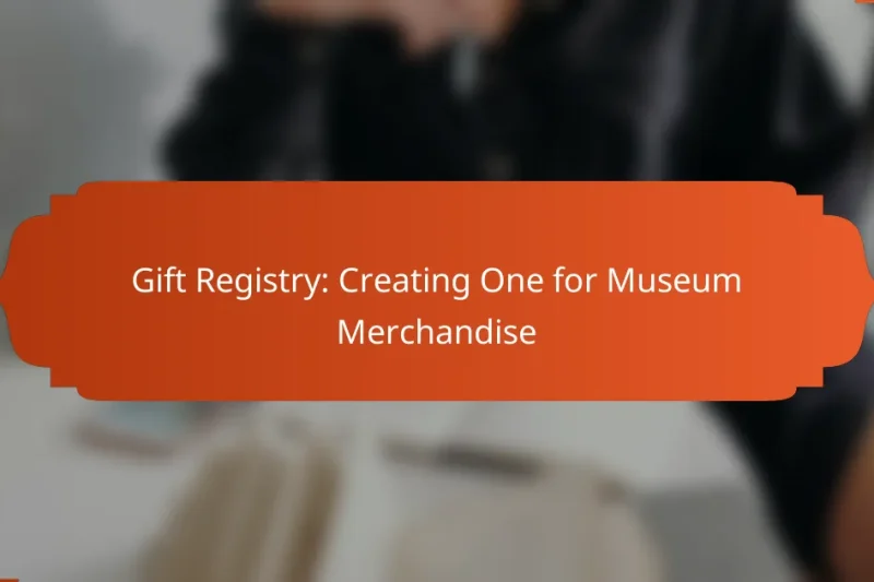 Gift Registry: Creating One for Museum Merchandise