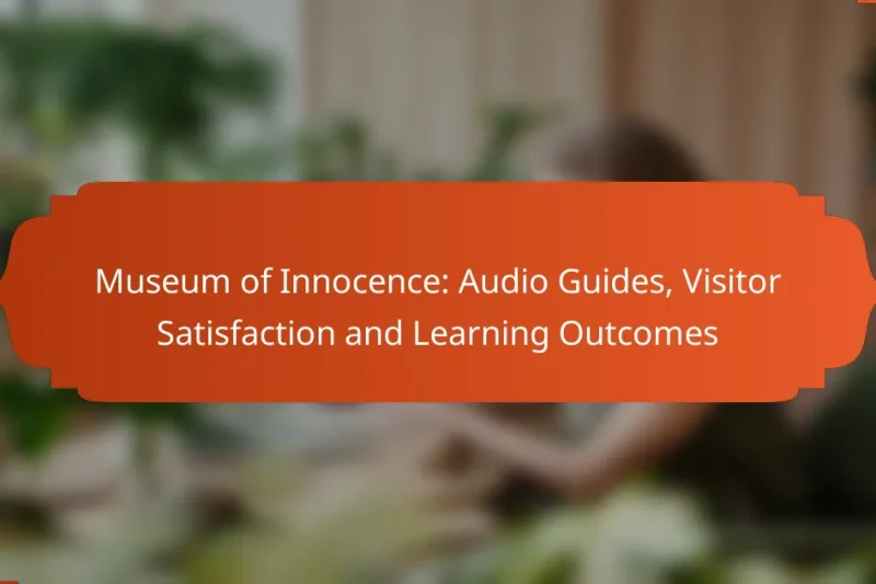 Museum of Innocence: Audio Guides, Visitor Satisfaction and Learning Outcomes